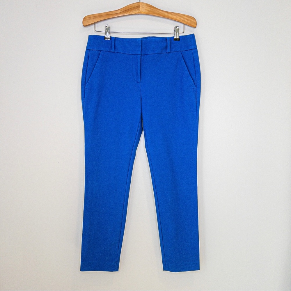 LOFT Bright Blue Marisa Skinny Trousers
